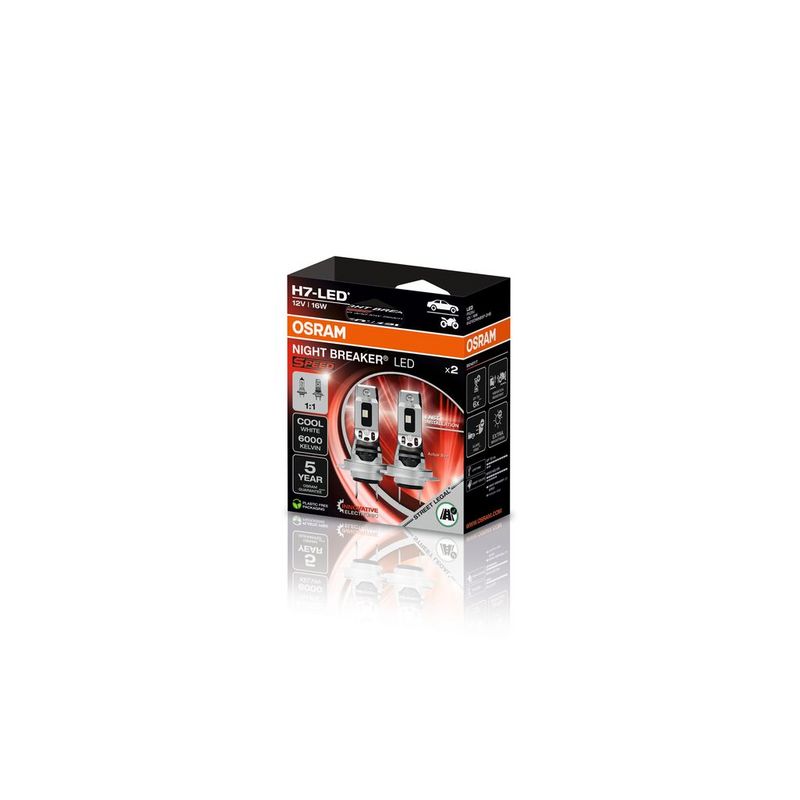 Żarówka, reflektor dalekosiężny Osram 64210DWNBSP-2HB