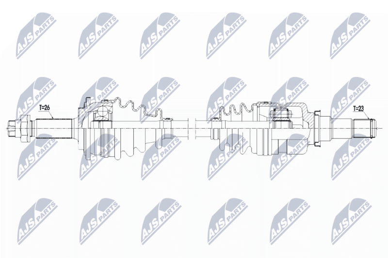 Wał napędowy NTY NPW-TY-115