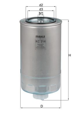 Filtr paliwa MAHLE KC214