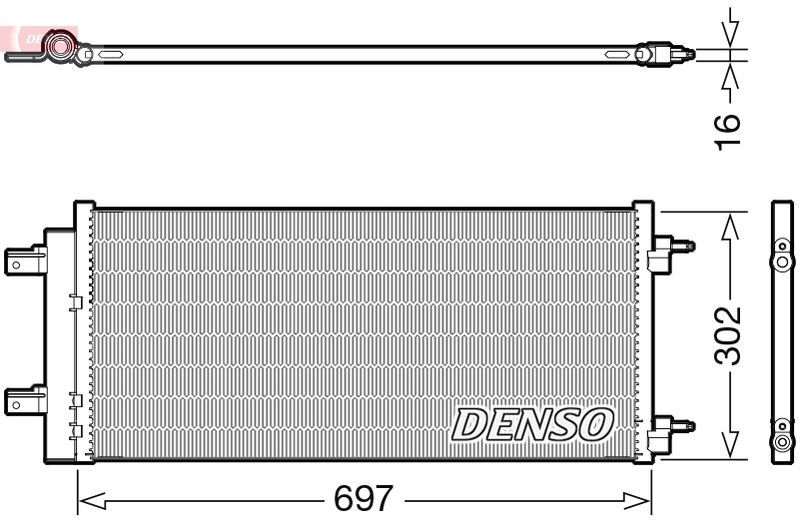 Skraplacz, klimatyzacja Denso DCN20044