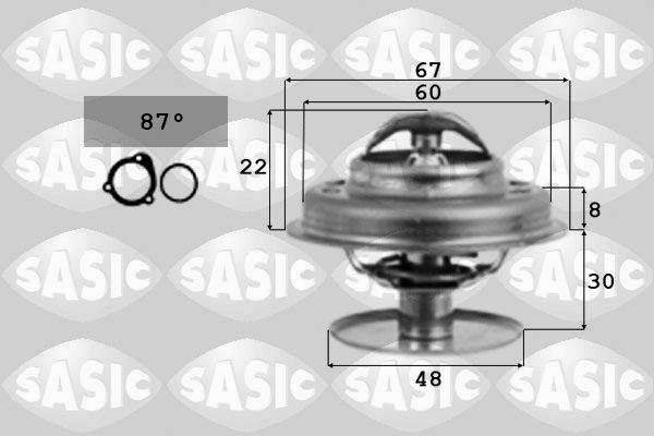 Termostat, płyn chłodzący SASIC 4000356