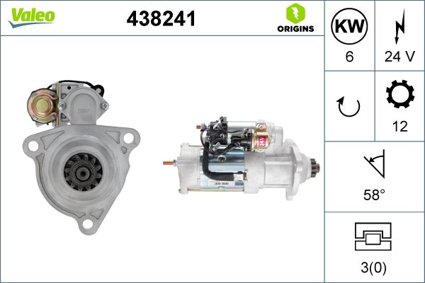 Rozrusznik VALEO 438241