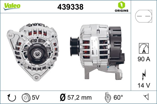 Alternator VALEO 439338