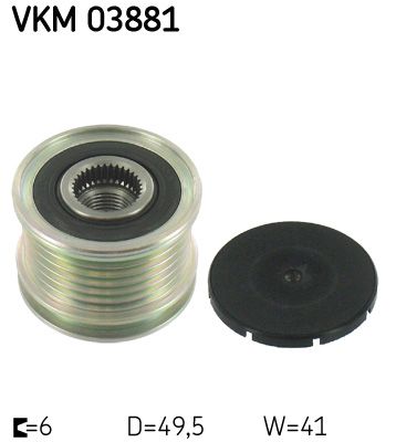 Alternator - sprzęgło jednokierunkowe SKF VKM03881
