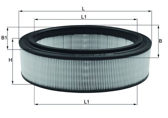 Filtr powietrza KNECHT LX 2844