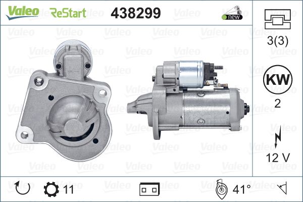 Rozrusznik VALEO 438299