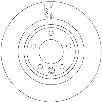 Tarcza hamulcowa TRW DF6956S