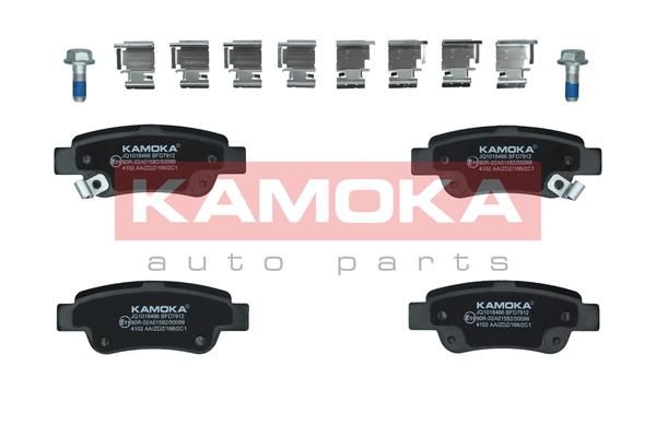 Zestaw klocków hamulcowych, hamulce tarczowe KAMOKA JQ1018466
