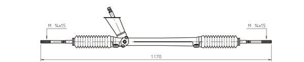 Przekładnia kierownicza GENERAL RICAMBI ww4042
