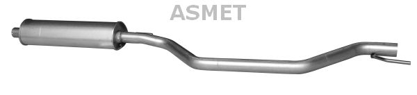 Tłumik środkowy ASMET 05.175