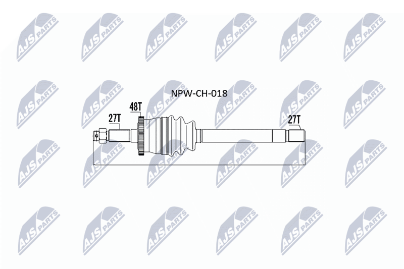 Wał napędowy NTY NPW-CH-018