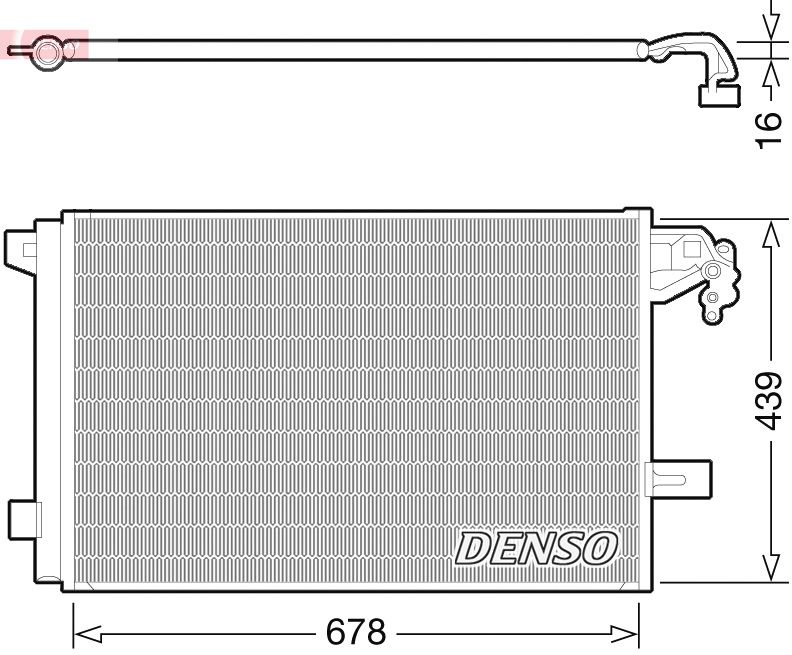 Skraplacz, klimatyzacja Denso DCN32063