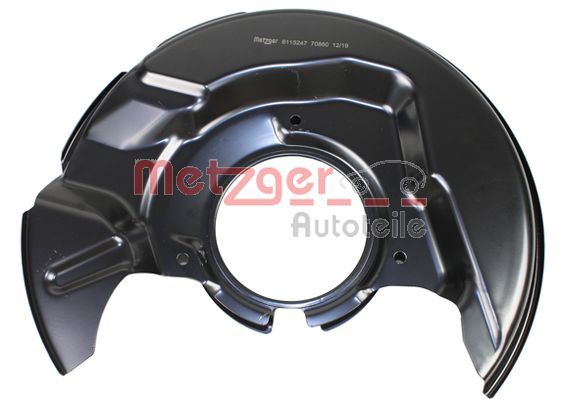 Panel rozbryzgiwujący, tarcza hamulcowa METZGER 6115247