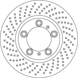 Tarcza hamulcowa TRW df6778s