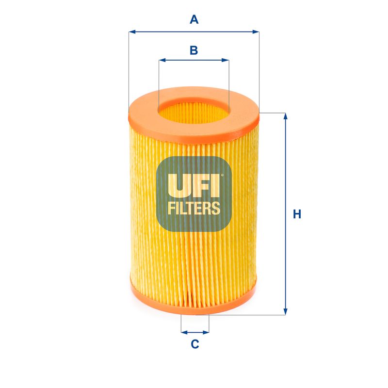 Filtr powietrza UFI 27.385.00