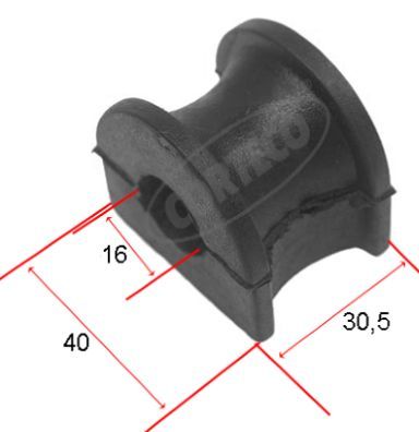 Zawieszenie, stabilizator CORTECO 21652984