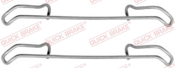 Zestaw akcesoriów, klocki hamulcowe QUICK BRAKE 109-1056
