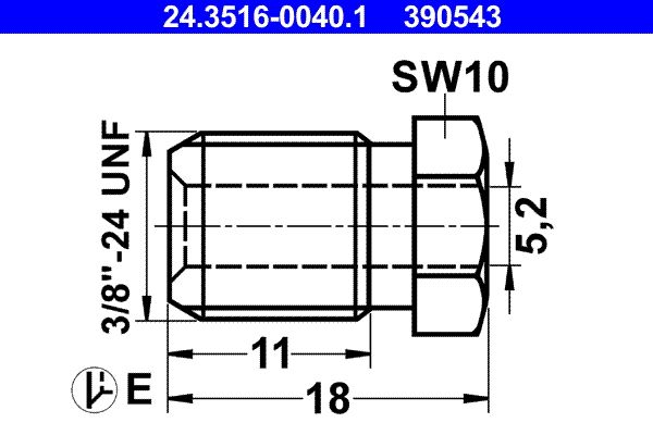 Złącze śrubowe ATE 24.3516-0040.1