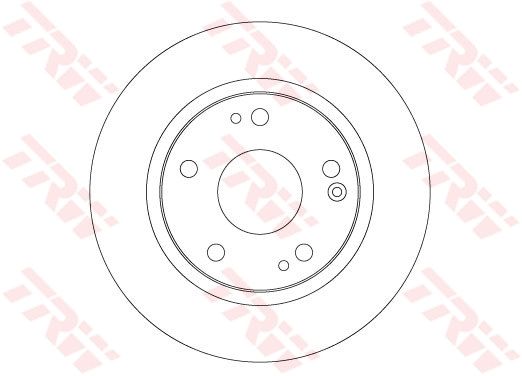 Tarcza hamulcowa TRW DF6704