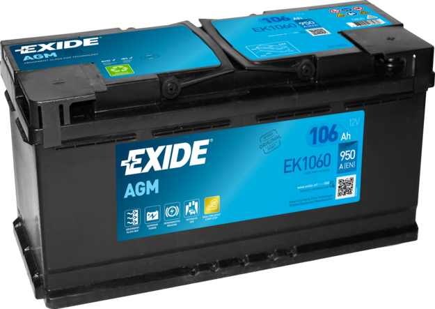 Akumulator EXIDE EK1060