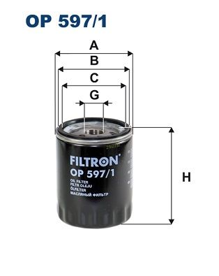 Filtr oleju FILTRON op 597/1