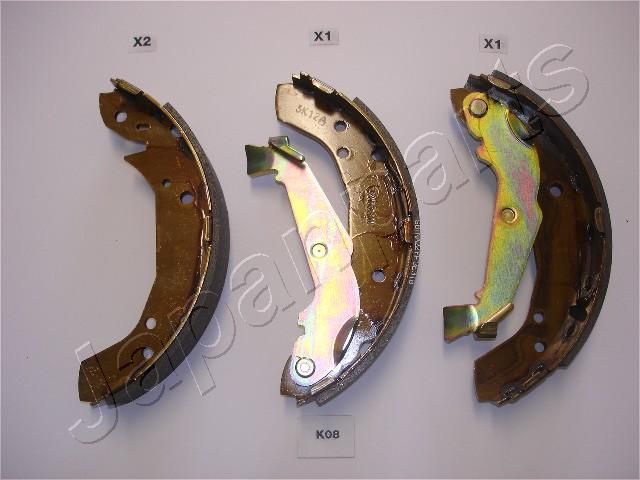 Zestaw szczęk hamulcowych JAPANPARTS GF-K08AF
