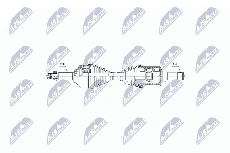 Wał napędowy NTY NPW-FR-075