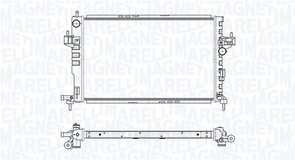 Chłodnica, układ chłodzenia silnika MAGNETI MARELLI 350213191500