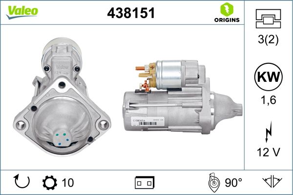 Rozrusznik VALEO 438151