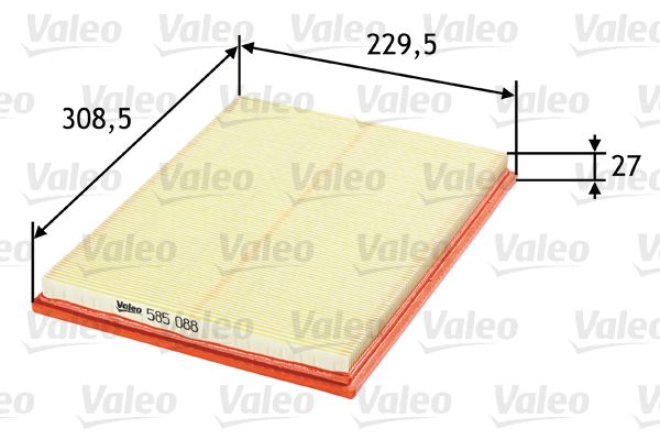 Filtr powietrza VALEO 585088