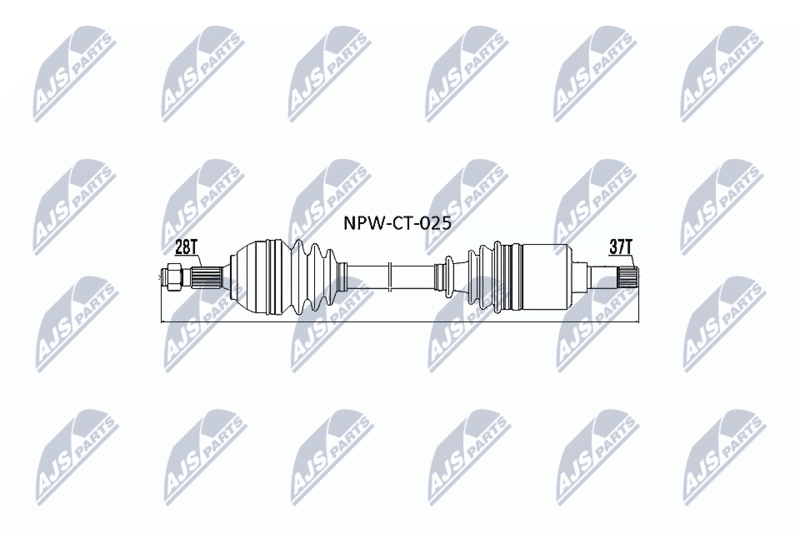 Wał napędowy NTY NPW-CT-025