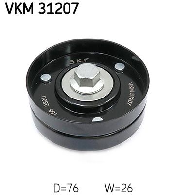 rolka kierunkowa / prowadząca, pasek klinowy zębaty SKF VKM 31207