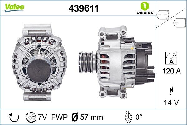 Alternator VALEO 439611