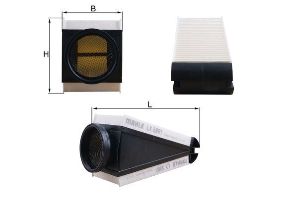 Filtr powietrza MAHLE LX 5861