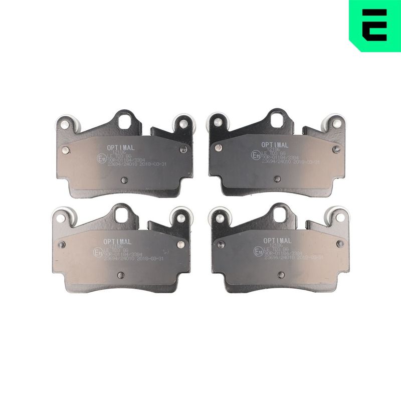 Zestaw klocków hamulcowych, hamulce tarczowe Optimal BP-12186