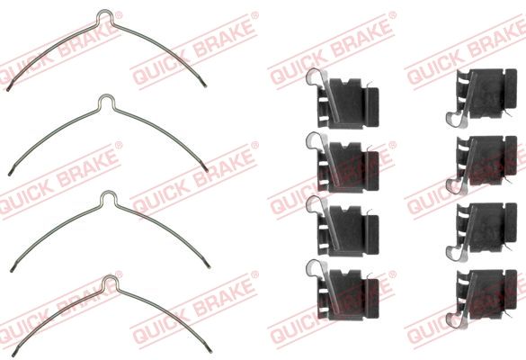 Zestaw akcesoriów, klocki hamulcowe QUICK BRAKE 109-1622