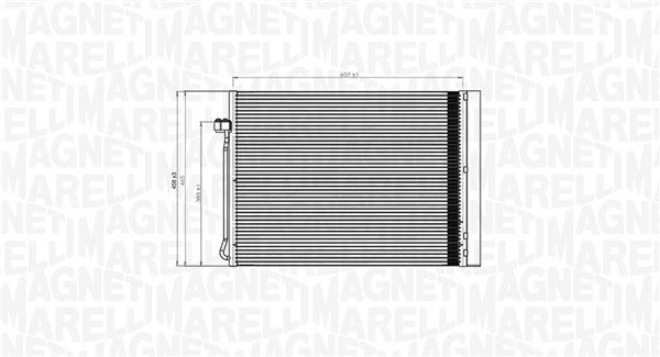 Skraplacz, klimatyzacja MAGNETI MARELLI 350203795000