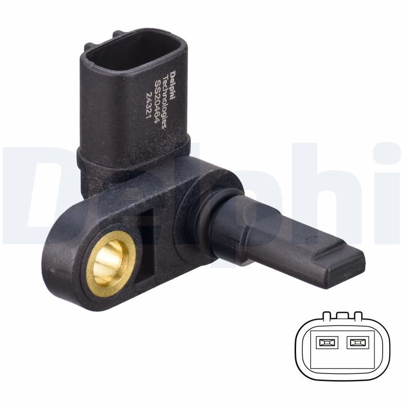Czujnik, prędkość obrotowa koła DELPHI SS20464