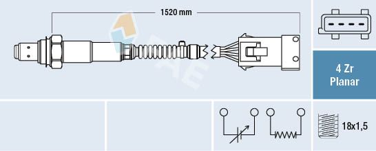 Sonda lambda FAE 77242