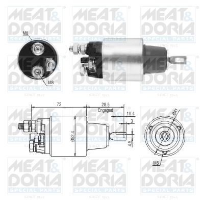 Włącznik elektromagnetyczny, rozrusznik MEAT & DORIA 46286