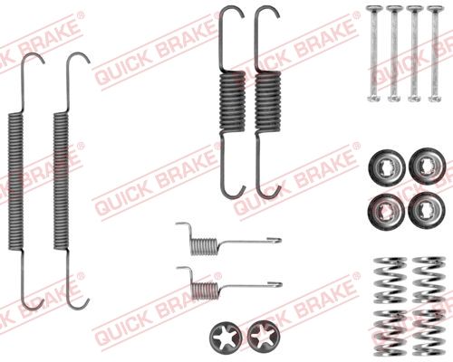Zestaw akcesoriów, szczęki hamulcowe hamulca postojowego QUICK BRAKE 105-0037