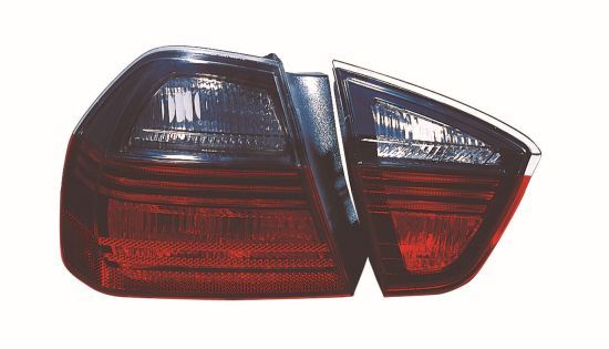 Zestaw lampy tylnej ABAKUS 344-1903F4BS-SR