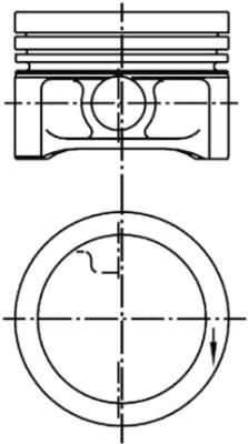 Tłok KOLBENSCHMIDT 99927610