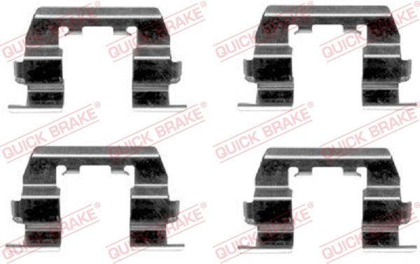 Zestaw akcesoriów, klocki hamulcowe QUICK BRAKE 109-1669