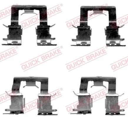 Zestaw akcesoriów, klocki hamulcowe QUICK BRAKE 109-1620