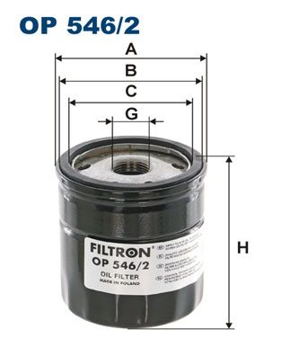 Filtr oleju FILTRON op 546/2