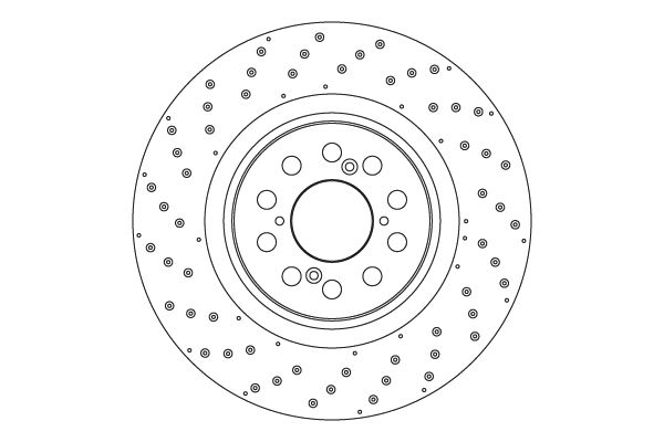 Tarcza hamulcowa TRW DF6931S