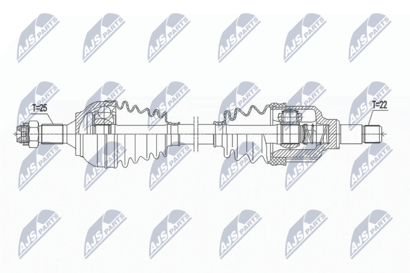 Wał napędowy NTY NPW-CT-115