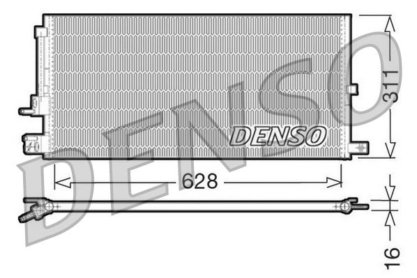 Skraplacz, klimatyzacja Denso DCN11007