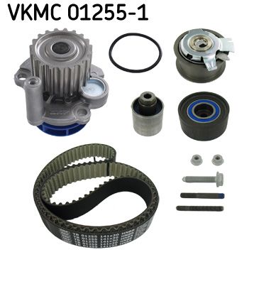 Pompa wody + zestaw paska rozrządu SKF VKMC 01255-1